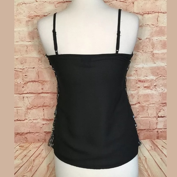 💕SOLD💕Rue 21 Black Fashion Sequined Tank Top - Picture 2 of 7